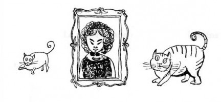 Elsa Morante. Autoritratto con gatti