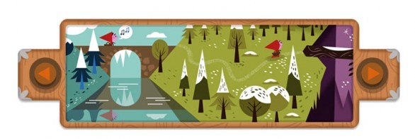 Il doodle di Google per l'anniversario delle fiabe dei Fratelli Grimm